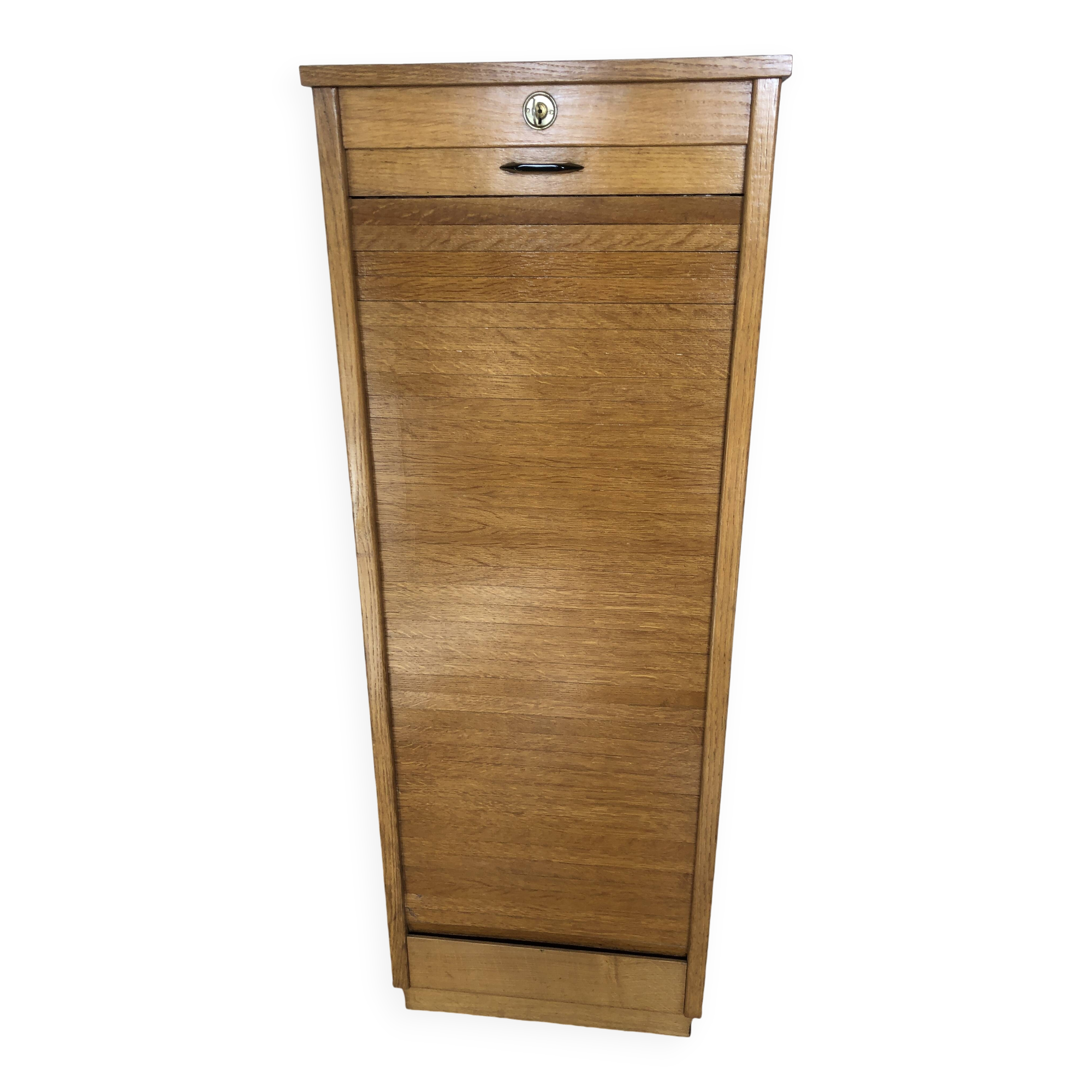 Wooden curtain filing cabinet