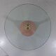 Pink natural stone & glass side table 1980’s Italy