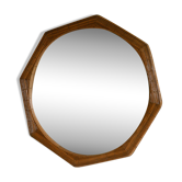 Miroir mural en forme de crayon avec cadre octogonal