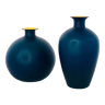 Murano glass vases in the style of Carlo Moretti, Italy 70s
