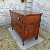 Commode Louis XVI en noyer