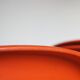 Orange Panton Chair by Verner Panton for Herman Miller set of 4