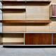 Modular wall system with rosewood panels Georges Frydman 70 years efa editor