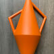 Large "Kora" vase by Studiopepe for Atipico – Orange ceramic