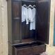 English oak wardrobe from the beginning of the 20th century - Dismantable into 3 parts