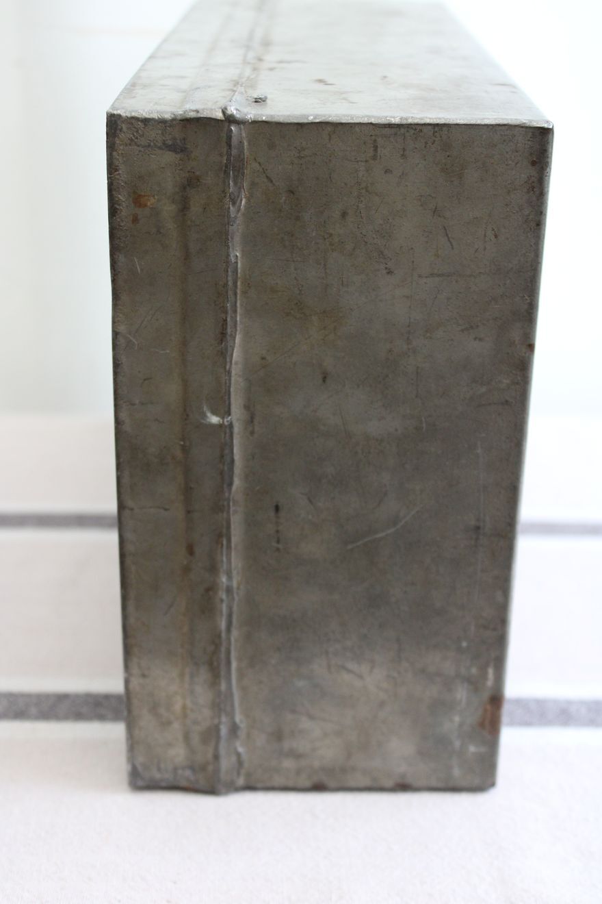 Old wooden military box