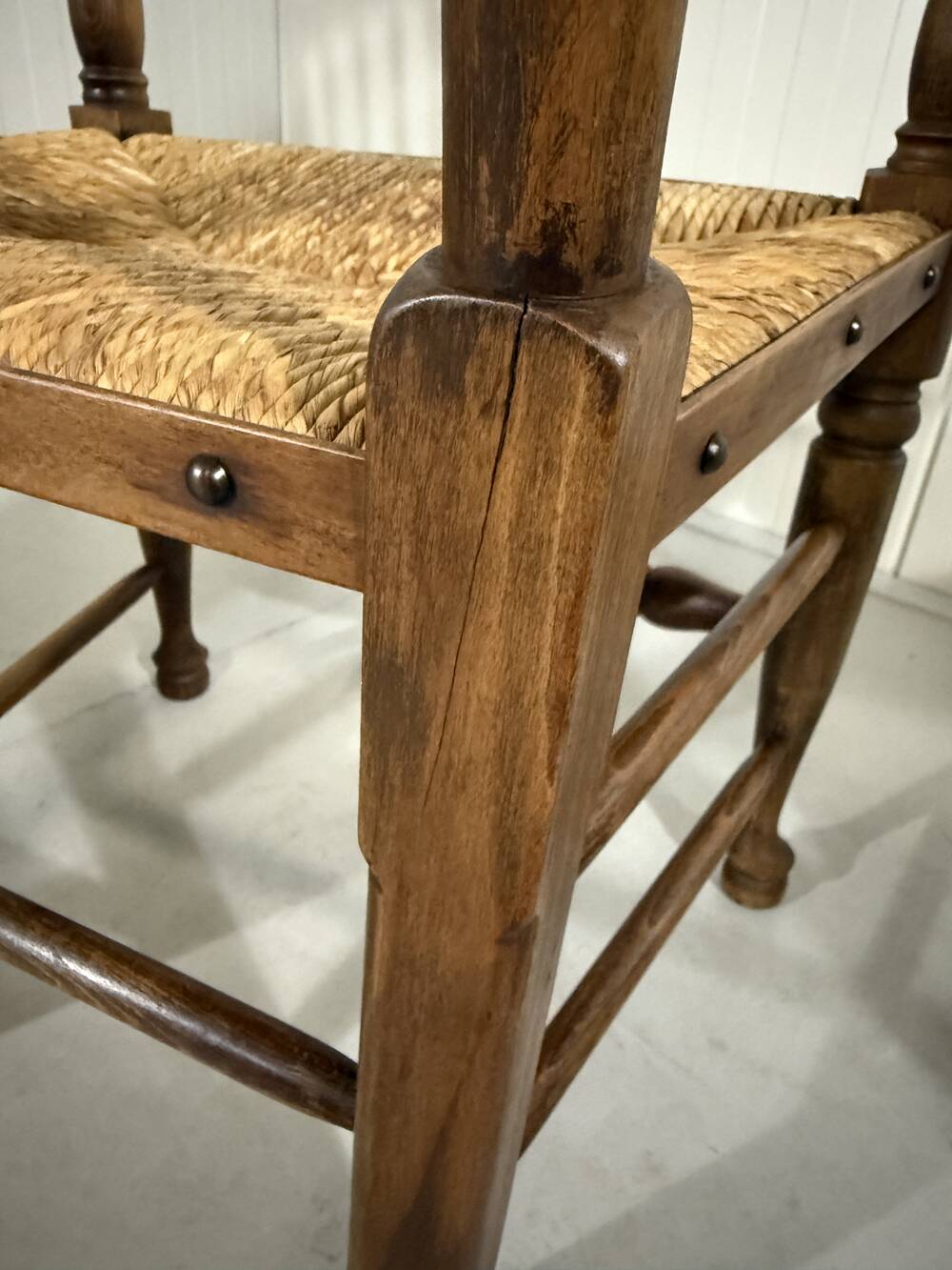 Lancashire spindleback dining arm chairs 1900's