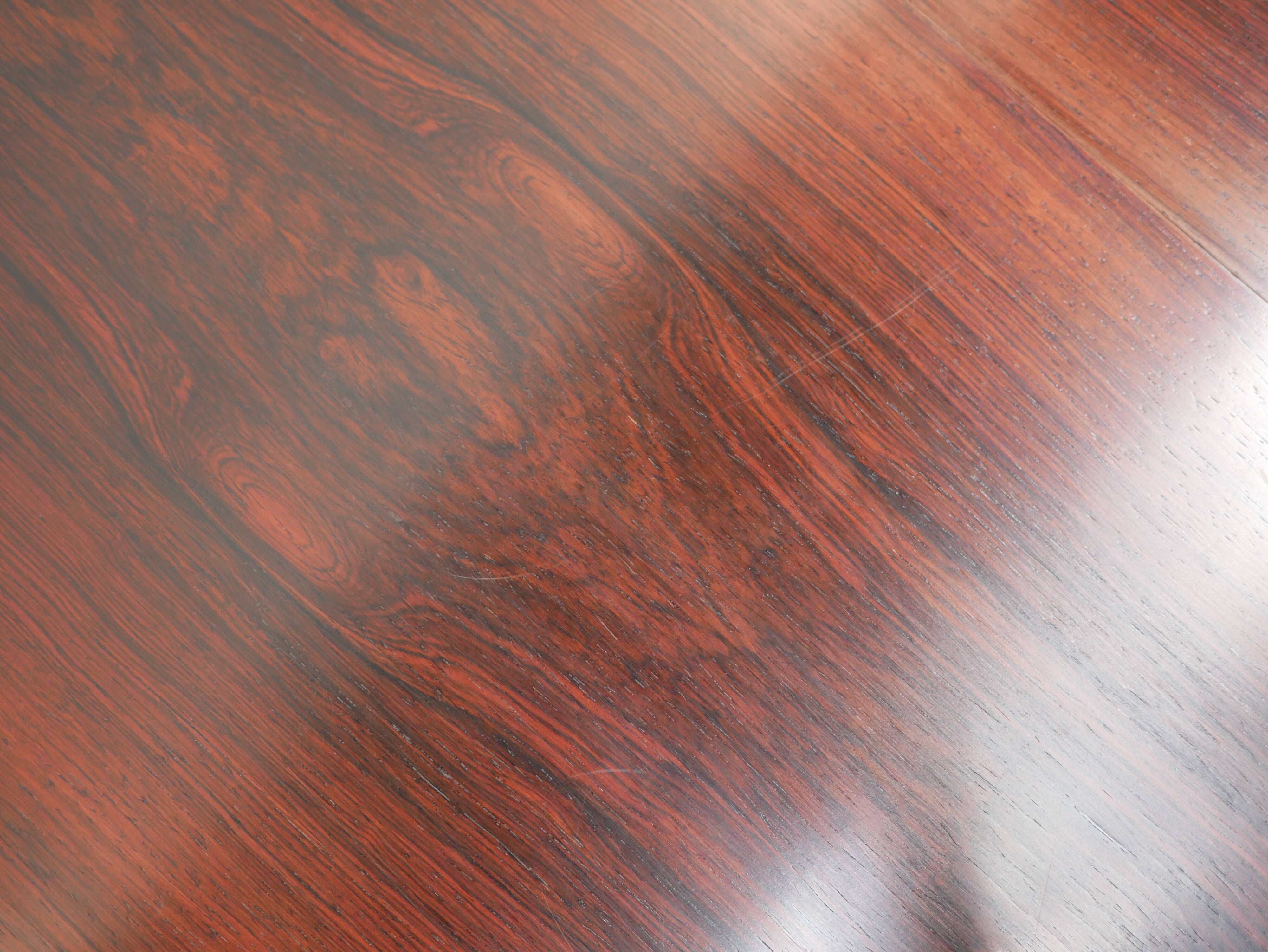 Vintage rosewood extendable Scandinavian round table by Kai Kristiansen for Skovmand and Anders