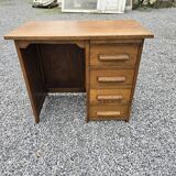 Oak children's desk with drawers