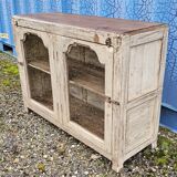 Ancien buffet vitré en teck