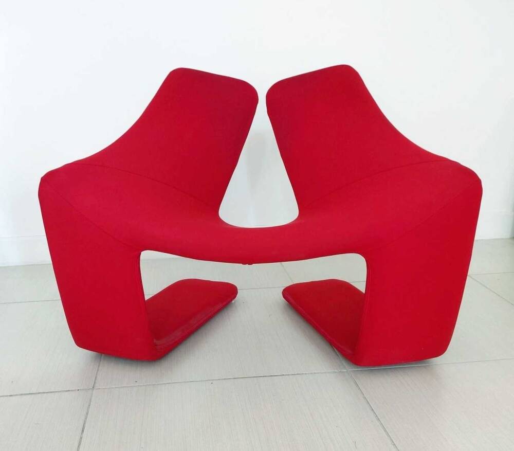 Set of 5 Zen armchairs Steiner Paris – Kwok Hoï Chan – reissue 2008