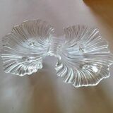 Seashell-shaped glass appetizer bowl, 1970