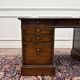 RAC Classic English Chesterfield Desk Brown Leather