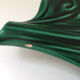 Large Vintage Green Leaf Earthenware Tray