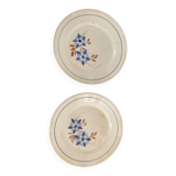 Lot 2 assiettes porcelaine ancienne