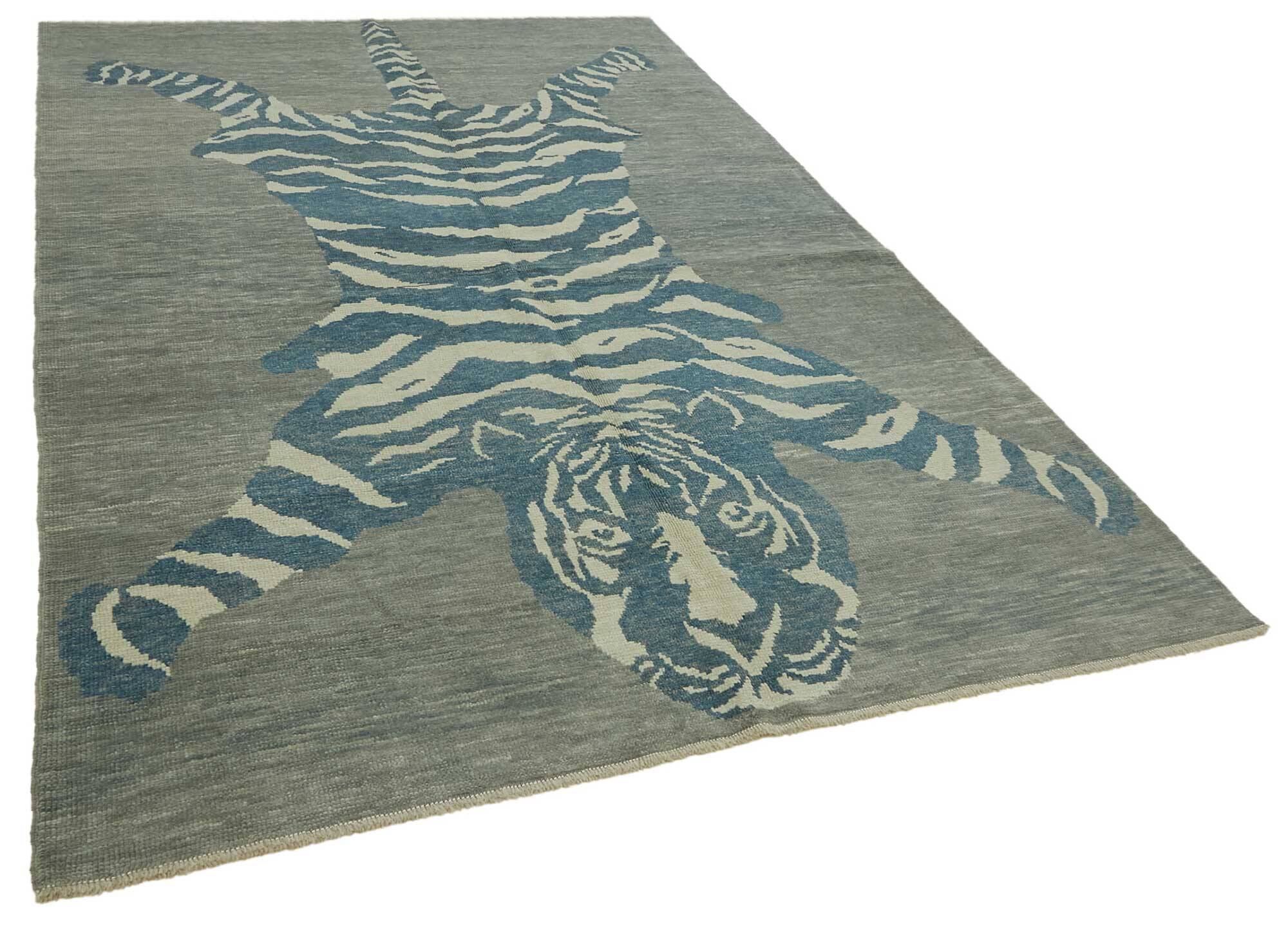 Turkish Handknotted Wool Tiger Rug  210 cm x 321 cm