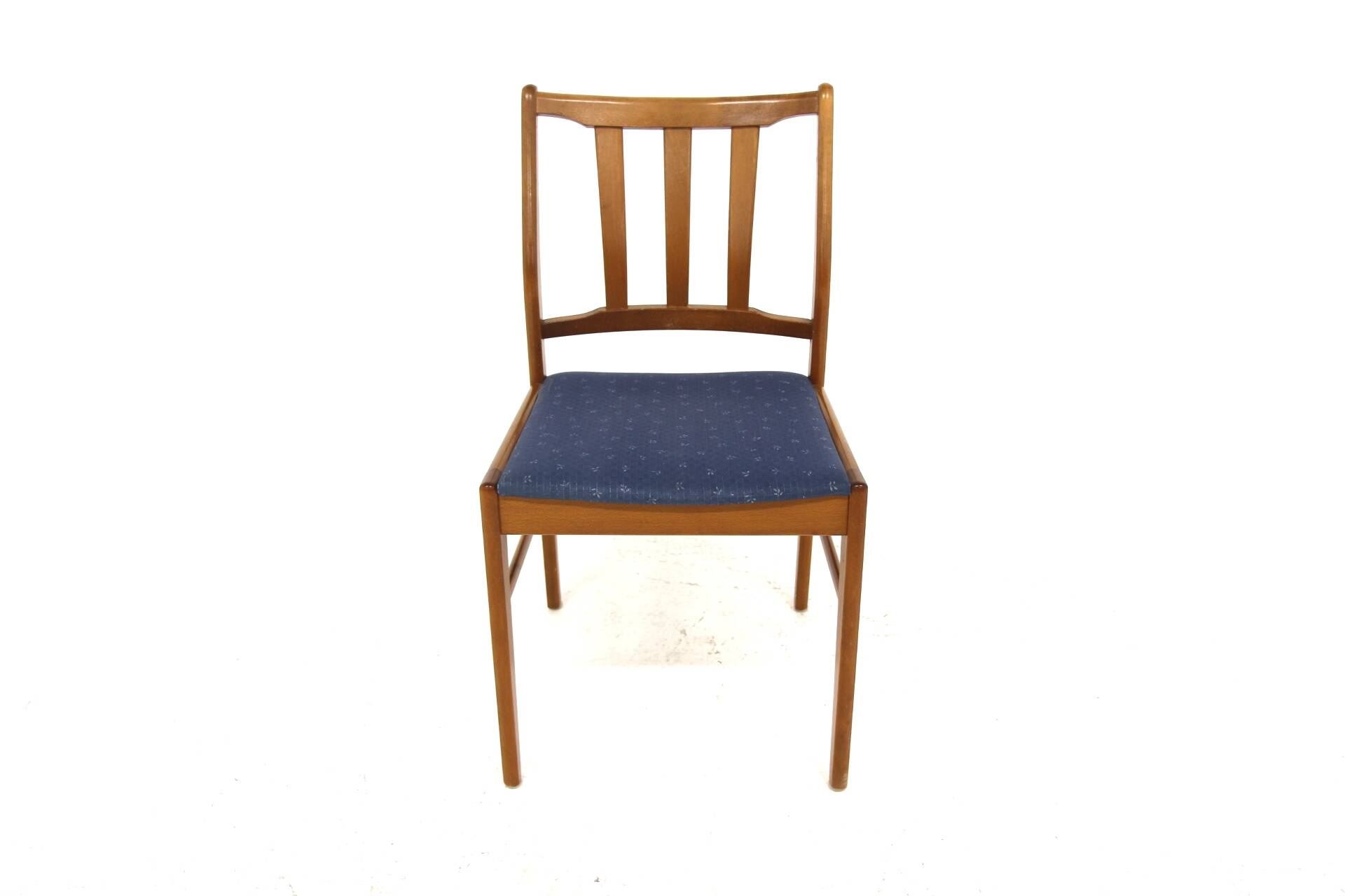 Set of 4 Scandinavian beech chairs, Sweden, 1960