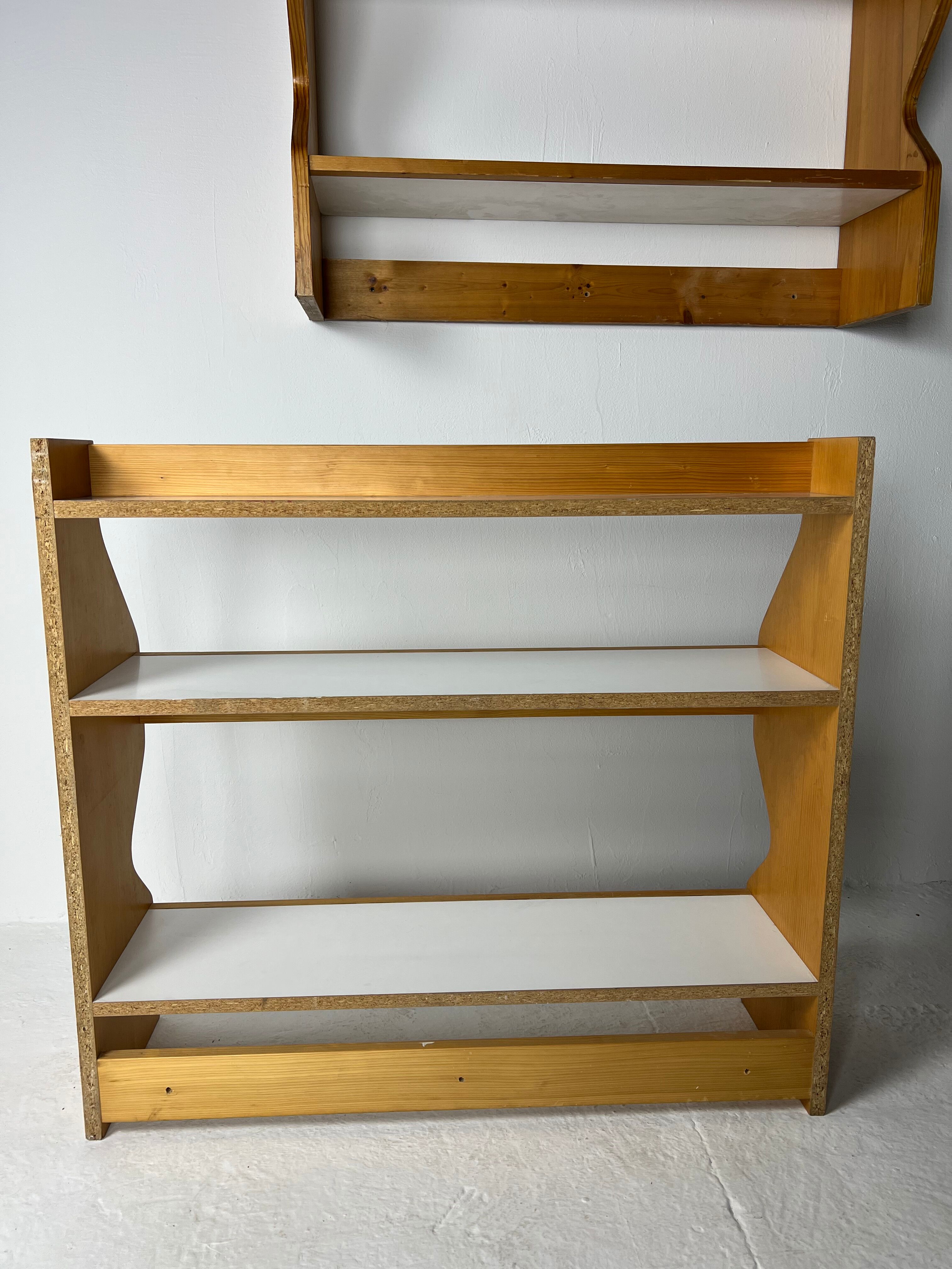 Duo of shelves by Charlotte Perriand