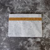 Salvatore – White Rectangular Natural Marble Serving Tray