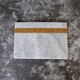 Salvatore – Rectangular serving tray in natural white marble