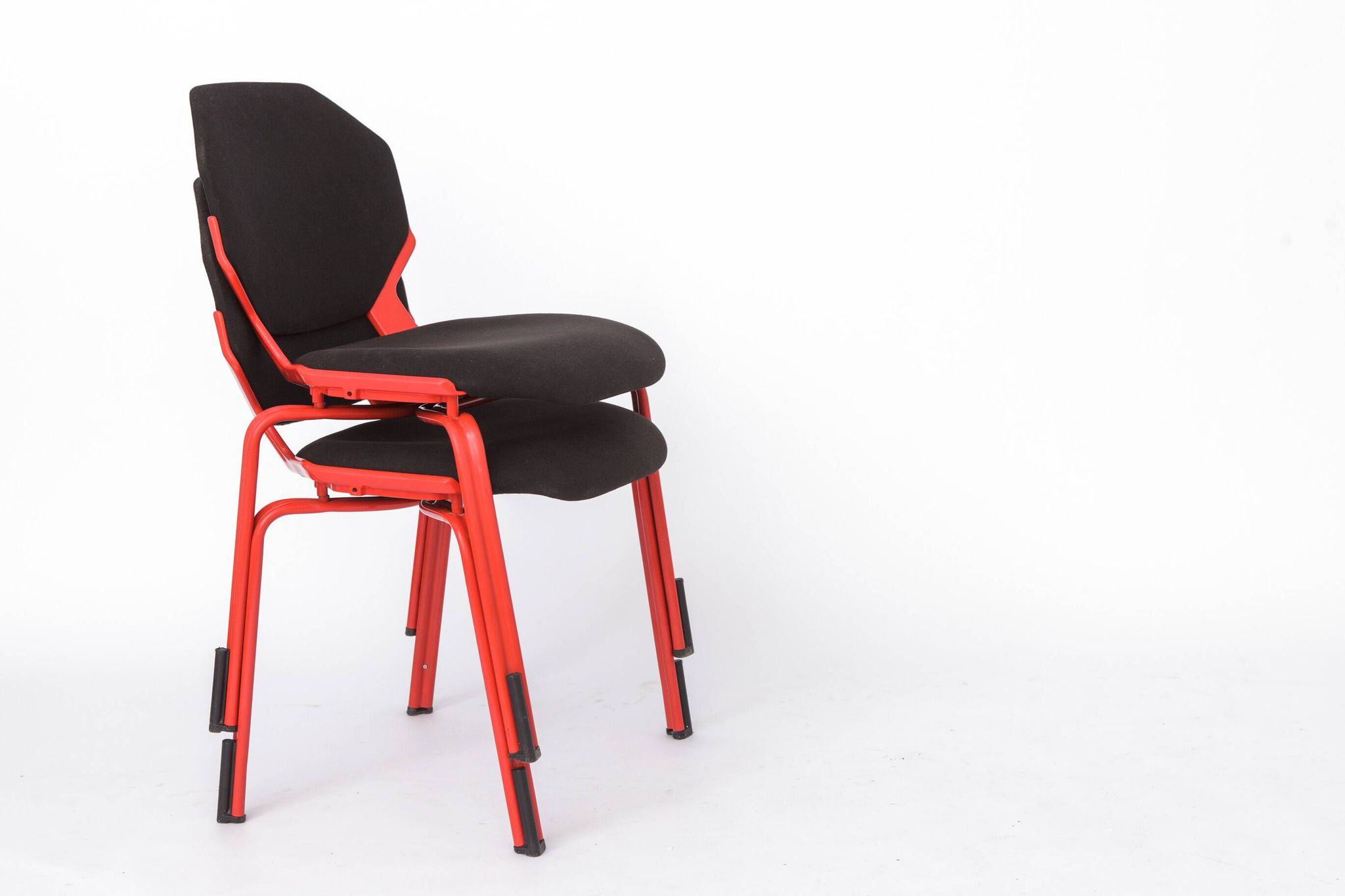 Space Age Chairs Set of 4, Fröscher Stacking Chairs, 1980s German Design