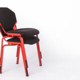 Space Age Chairs Set of 4, Fröscher Stacking Chairs, 1980s German Design