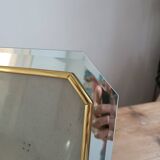Old beveled mirror frame
