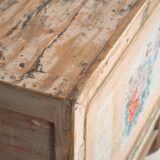 Antique white sideboard with original illustrations (c.1900) #7