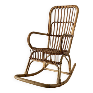 rocking-chair en bambou