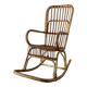 Bamboo and rattan rocking chair
