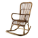 Bamboo and rattan rocking chair