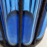 Embedded blown glass vase