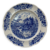 Assiette bleu porcelaine BP