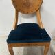 Set of four 20th-century Charles X style maple wood chairs