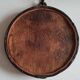Round wrought iron mirror in the 1950s - 21cm