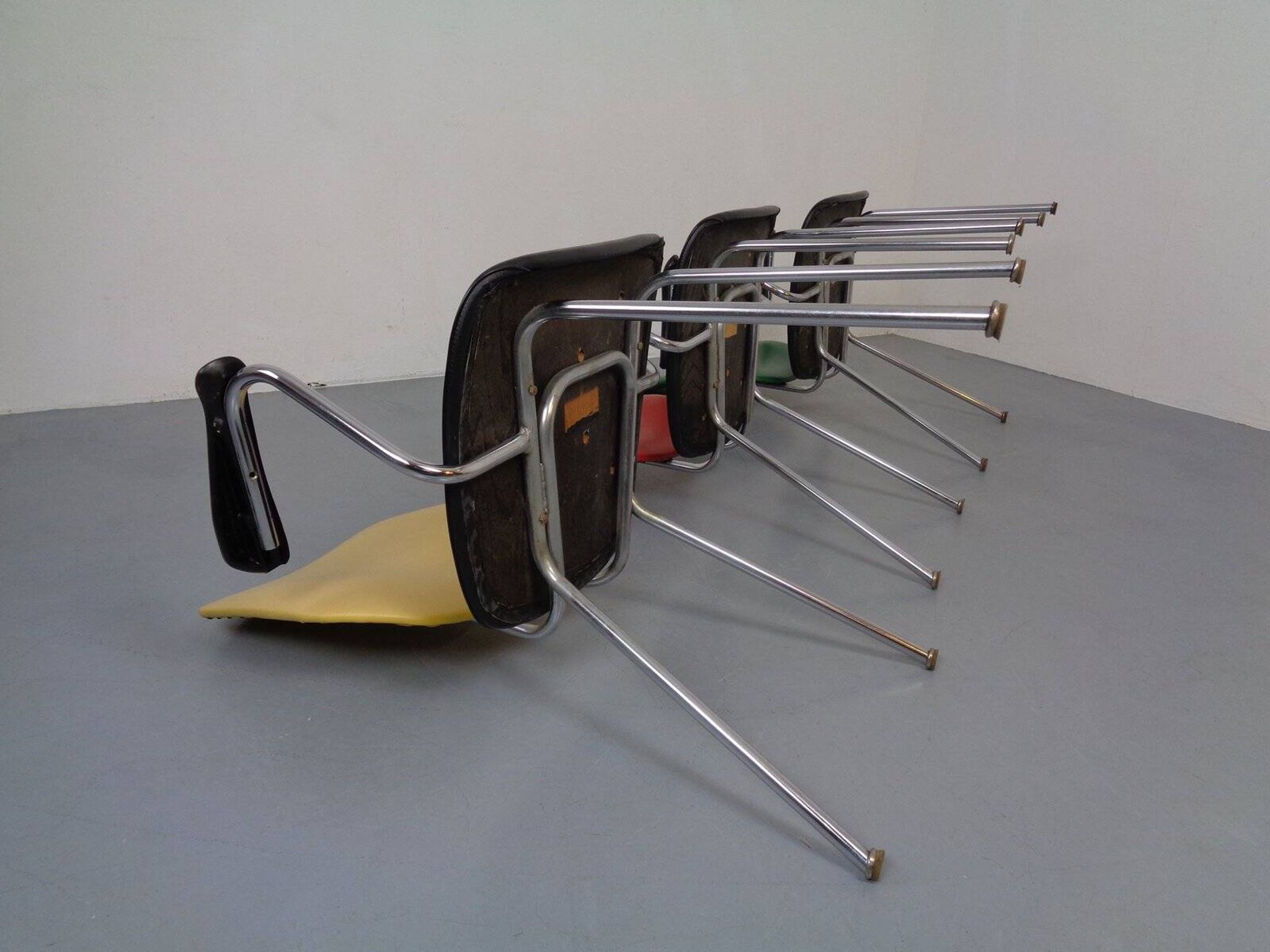 Mid-Century Armchairs from Drabert, 1960s, Set of 3
