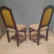 Paire de chaises d'époque Louis XIII