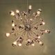 Sputnik chandelier in chrome metal, 20 light points, 70s