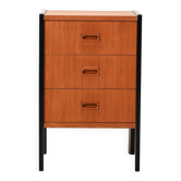 Small Scandinavian chest with black frames by Bodafors
