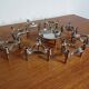 Candleholders by Ceasar Stoffi & Fritz Nagel for BMF, 1960s, Set of 9