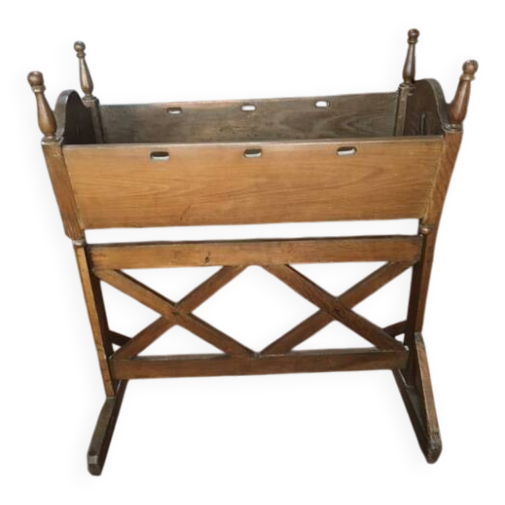 Antique rocking cradle