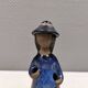 Beautiful vintage ceramic lady figurine by Elsi Bourelius Sweden 1980s