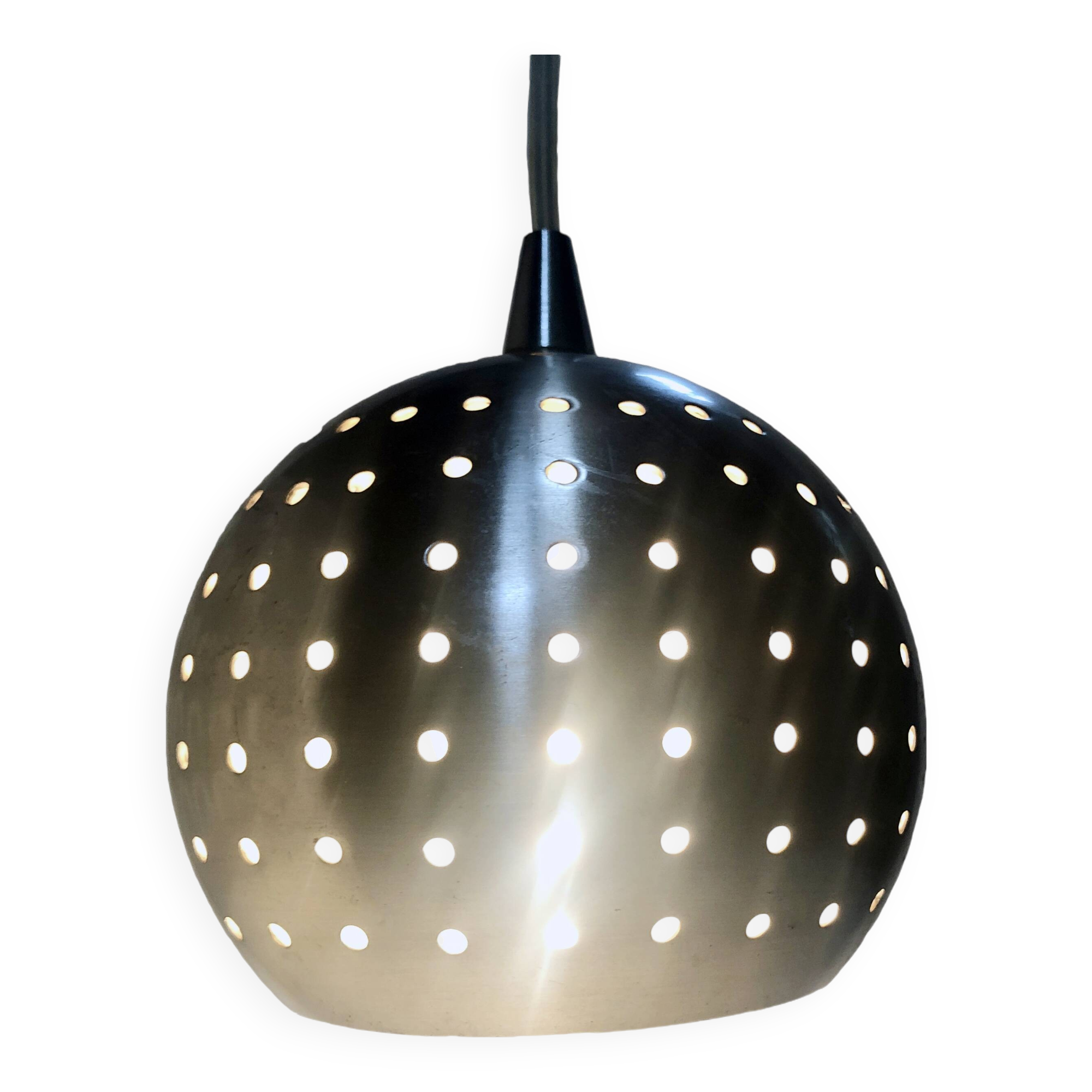 Vintage Suspension • Brushed Steel • Carini • Post Space Age • 1980