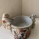 Antique Imari planter with zoomorphic dog decoration, 19th century