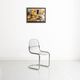 Set of 4 chrome steel chairs, Gastone Rinaldi, style  Italy, 1970