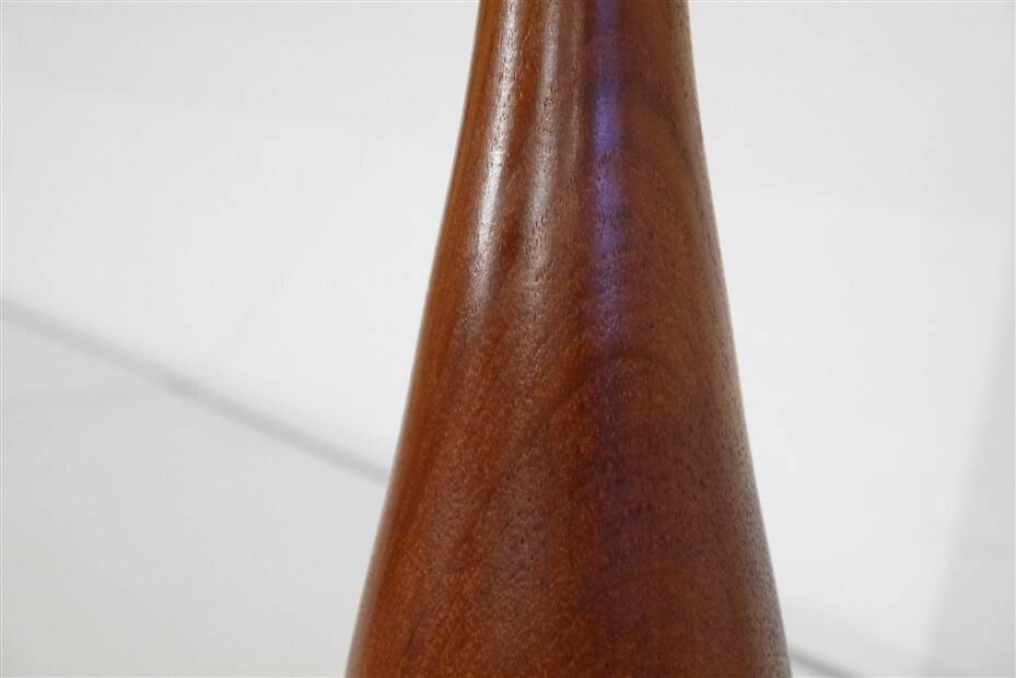 Vintage Scandinavian teak vase 1960
