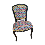 Chair style Louix XV retapissee