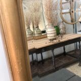 Gilded wooden mirror