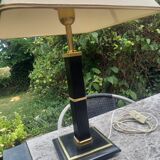 Vintage black and gold Robert De Schuytener lamp