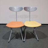 Chaises d' appoint Piu de Bonaldo, années 1990